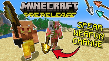 More Spear Updates + Better Textures | Minecraft Java 1.21.11 Pre Release 1 Full Recap