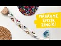Makrome Emzik Zinciri Yapımı / Makrome Emzik Askısı Yapımı/ Macrame Baby Pacifier Clip