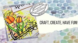 Crafty Roo Designs Quick Cardmaking Inspiration - Trudy Spring Corner