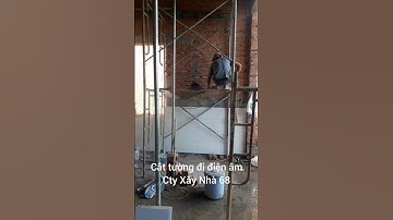 Cắt tường đi điện âm