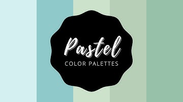 PASTEL COLOR PALETTES HEX AND RGB COLOR CODE | Part 5 | mochibubble