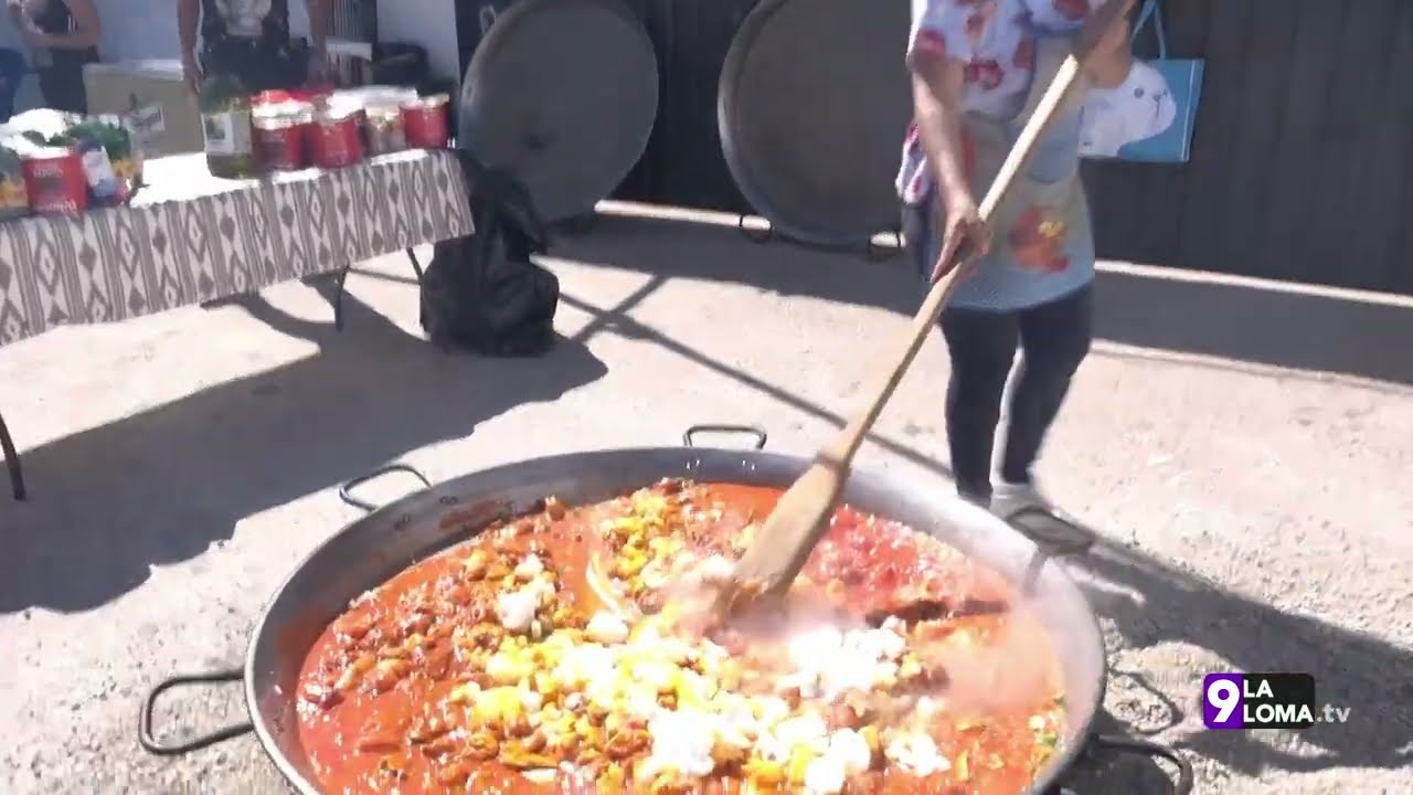Feria de Begíjar 2022 · Ambiente feria de día y degustación de paella