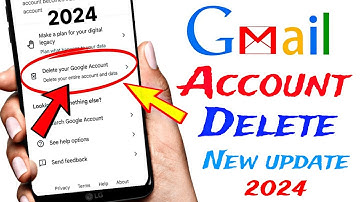 GMAIL Account DELETE kaise kare | How To DELETE Google ACCOUNT PERMANENTLY 2024