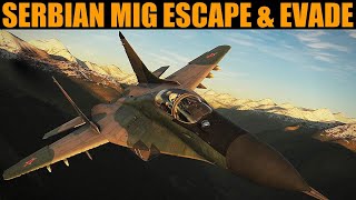 1999 Serbian Mig-29 Escape & Evasion | DCS Reenactment screenshot 4