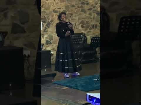 Siphokazi singing her favourite hymn at the Mother Said Event.