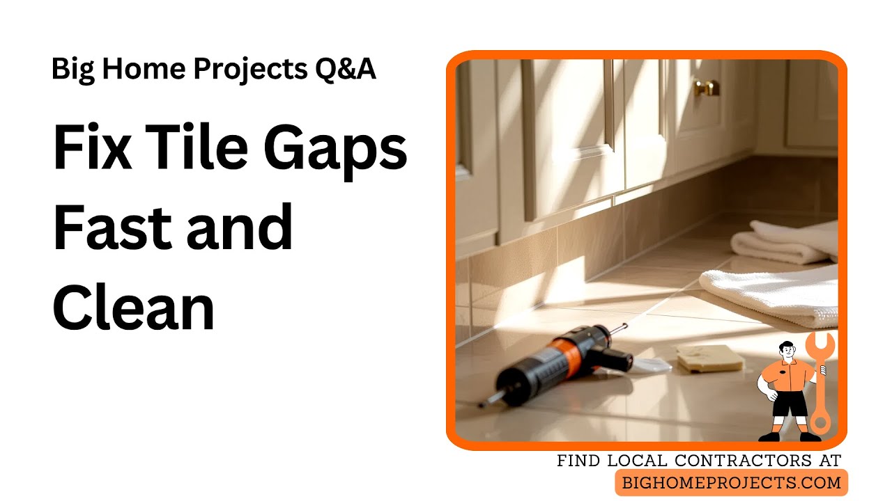 Tile Edge Expansion Gap Caulk Trim Finish Guide
