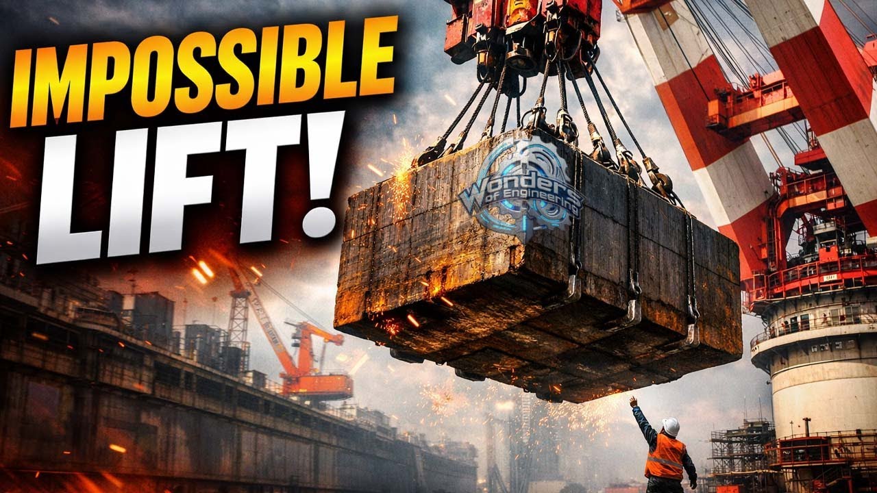 How This Giant Crane Lifts the Impossible? | Mega Lift