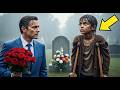 "YOU DON'T RECOGNIZE ME, I'M YOUR SON..." THE HOMELESS BOY SAID TO THE BILLIONAIRE IN THE CEMETERY