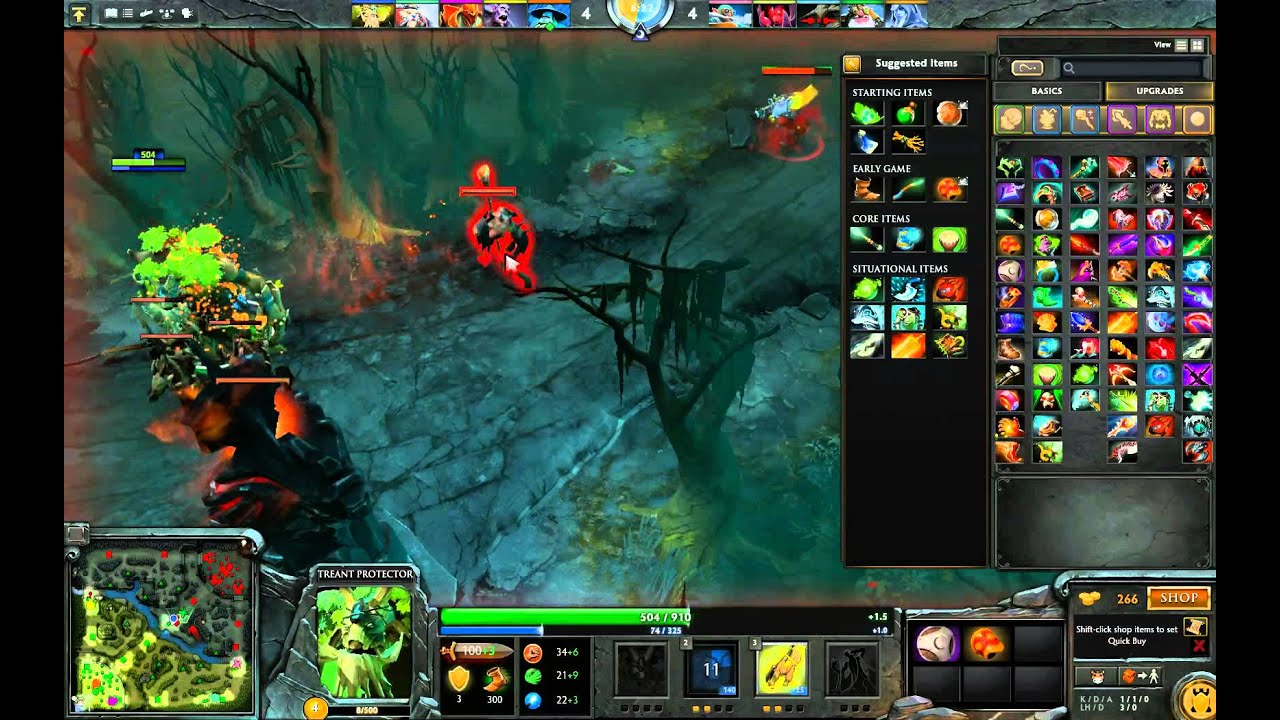 Let's Play DOTA 2 Episode 1 - Treant Protector