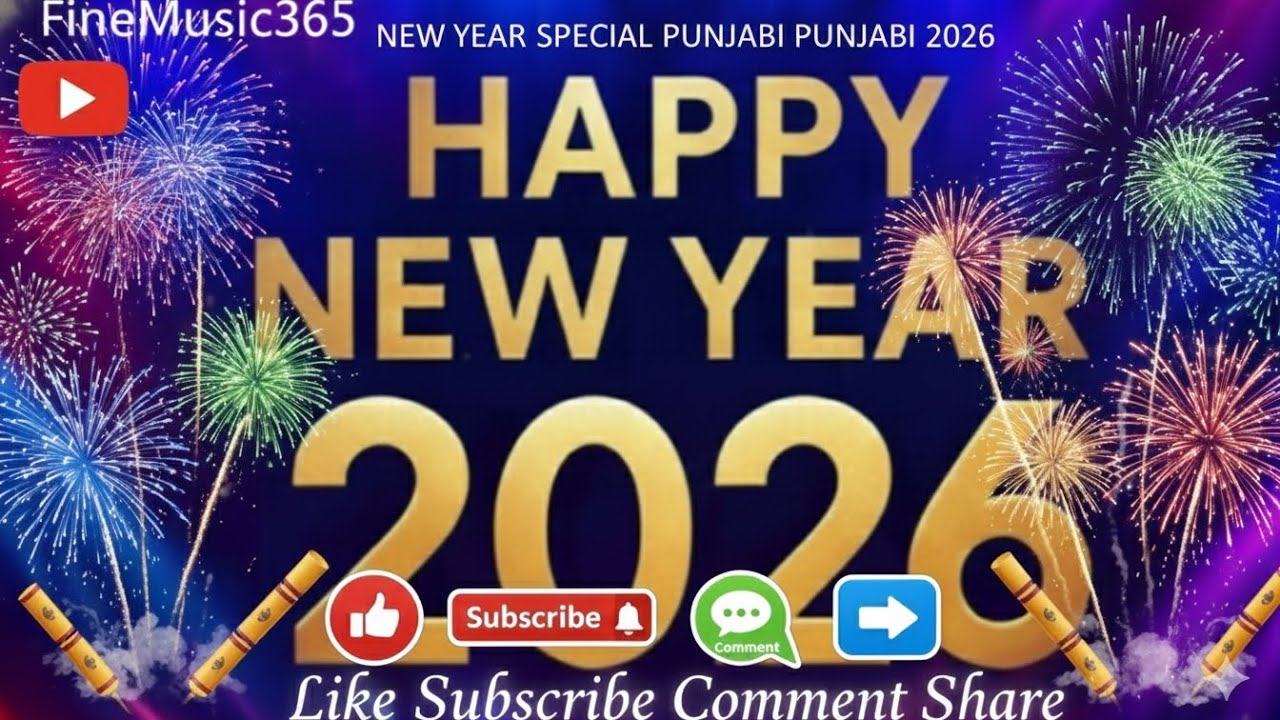 NEW YEAR SONG 2026/Saddi Gali Vich Aayi Navi Bahaar | Happy New Year 2026 Punjabi Song |FineMusic365