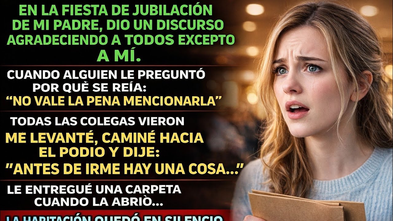 Mi Padre Dijo Que Yo ‘No Valía la Pena Mencionarme’ — Entonces Su Jefe Abrió Mi Carpeta”