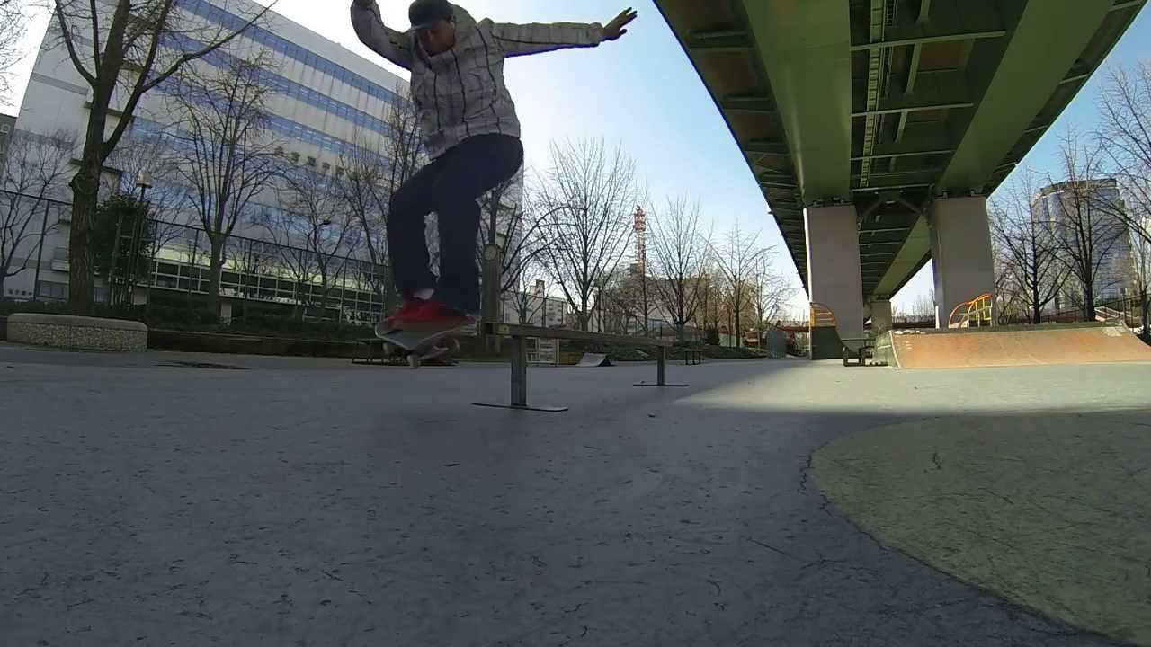 Skateboard in Wakamiya Skatepark Japan