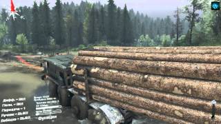 прохождение карт в игре Spintires часть 2 (карта Широкая река)