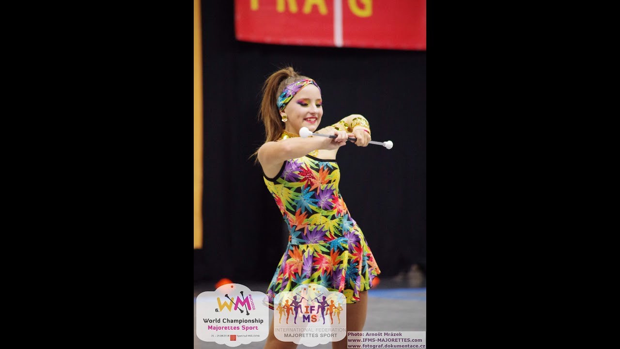 MONA Náchod - Baton junior solo - Nora Kordíková