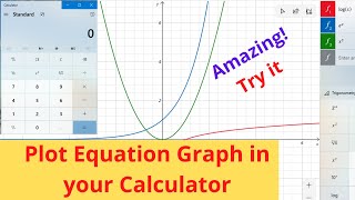 How to plot any Equation Graph in Calculator in your Computer. screenshot 2