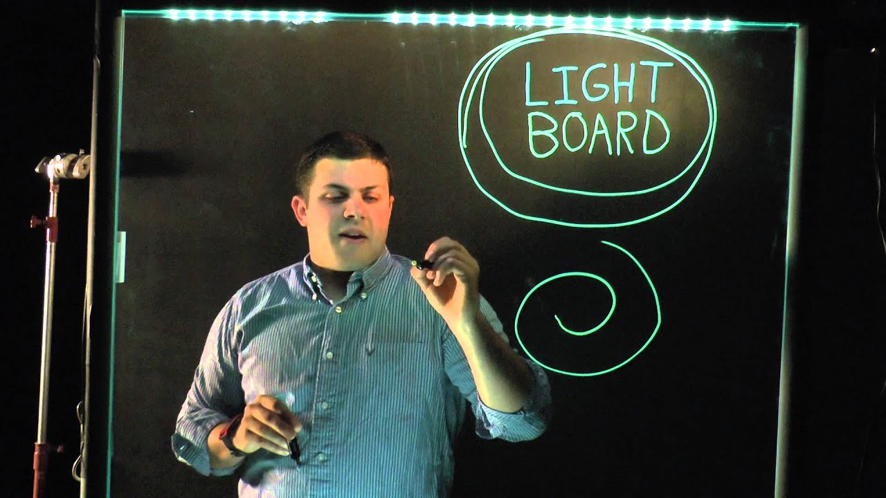 Building the Carleton Lightboard – The Life and Times of Eric Mistry