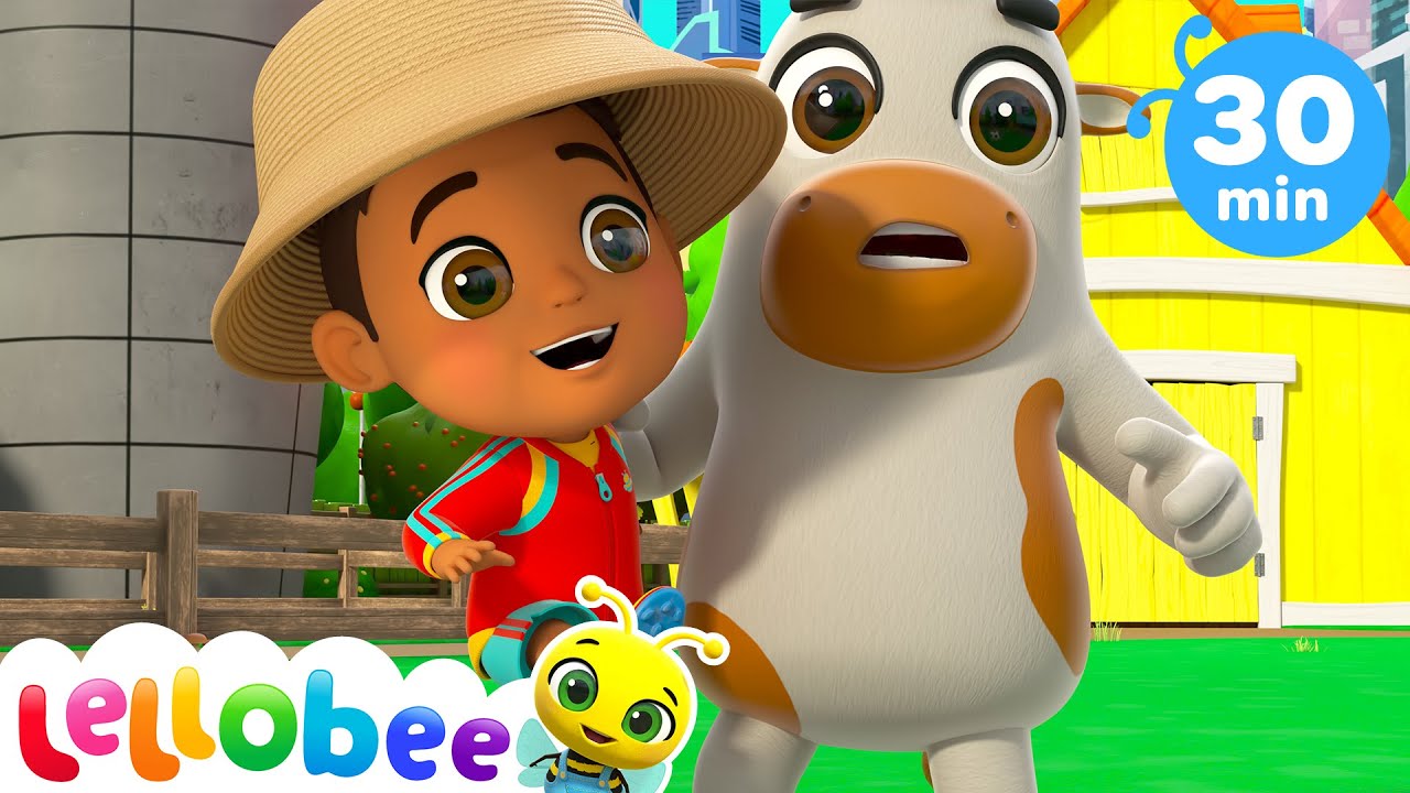 Old Macdonald + More - Lellobee City Farm | Kids Cartoons& Nursery Rhymes | Moonbug Kids