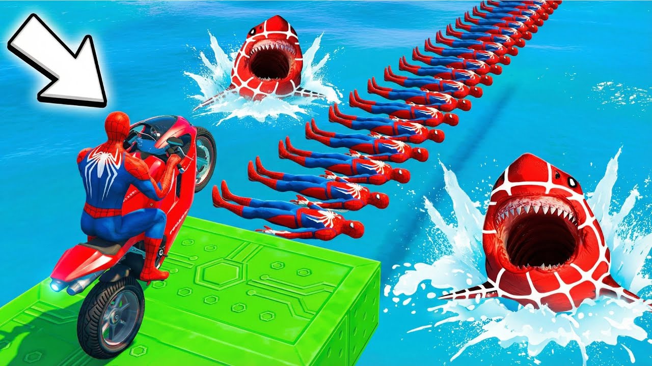 الرجل العنكبوت انقاذ باتمان Spider-Man Rescue batman vs iron man vs venom funny Game GTA 5 superhero