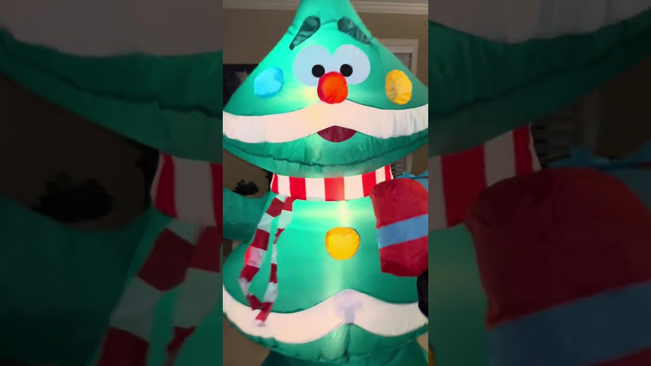 NEW 2024 Lowes Gemmy 6.5ft Dancing Christmas Tree Inflatable