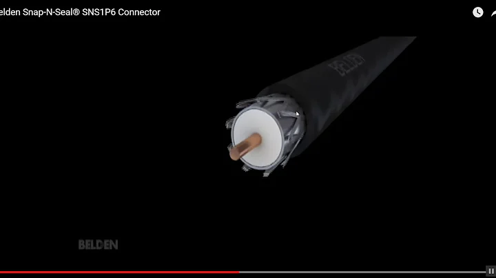 Snap and Seal F Connector Installation