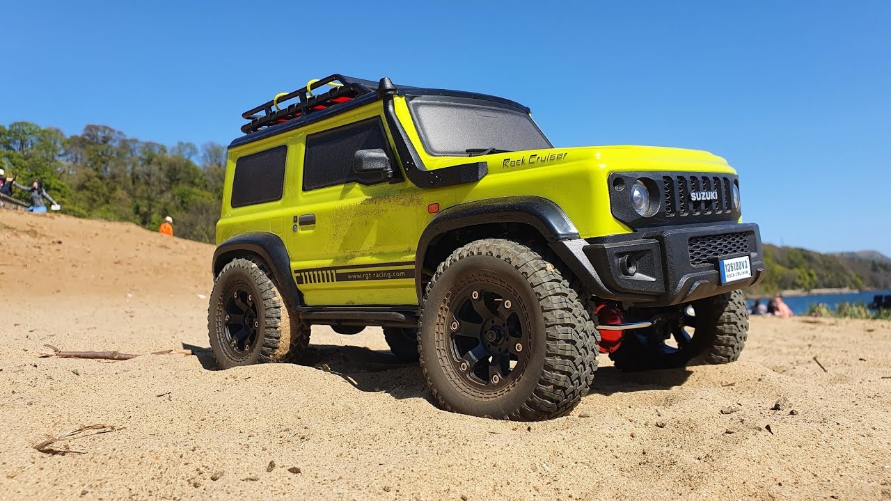 Suzuki Jimny; RGT Rock Cruiser4 V3; plaża/beach part 2 YouTube