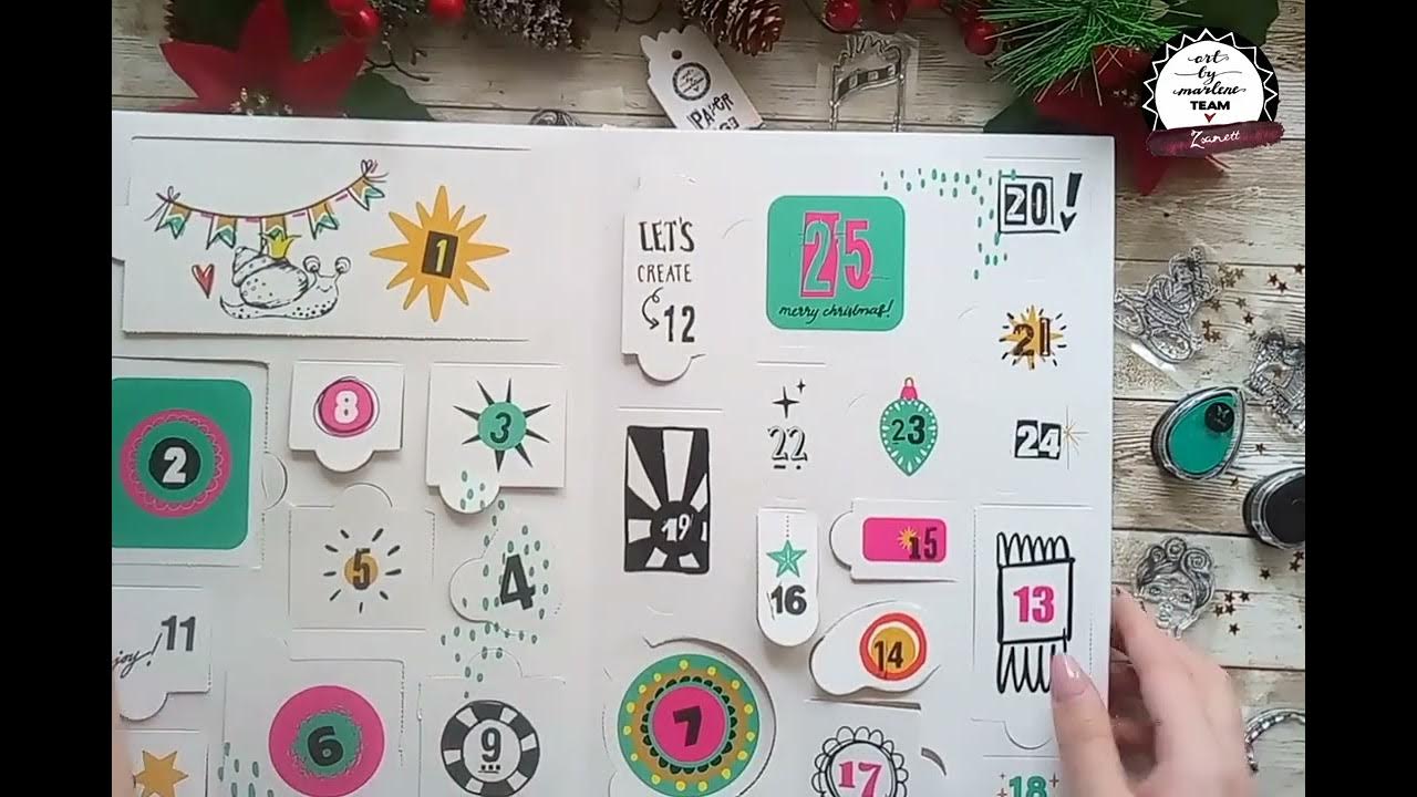 Day 18 Advent Calendar by Art by Marlene YouTube
