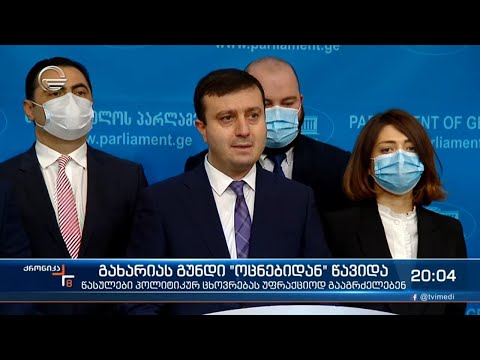 გახარიას გუნდი \"ოცნებიდან\" მიდის