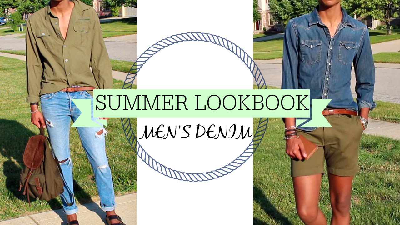 Men's Summer Lookbook // Styling Denim
