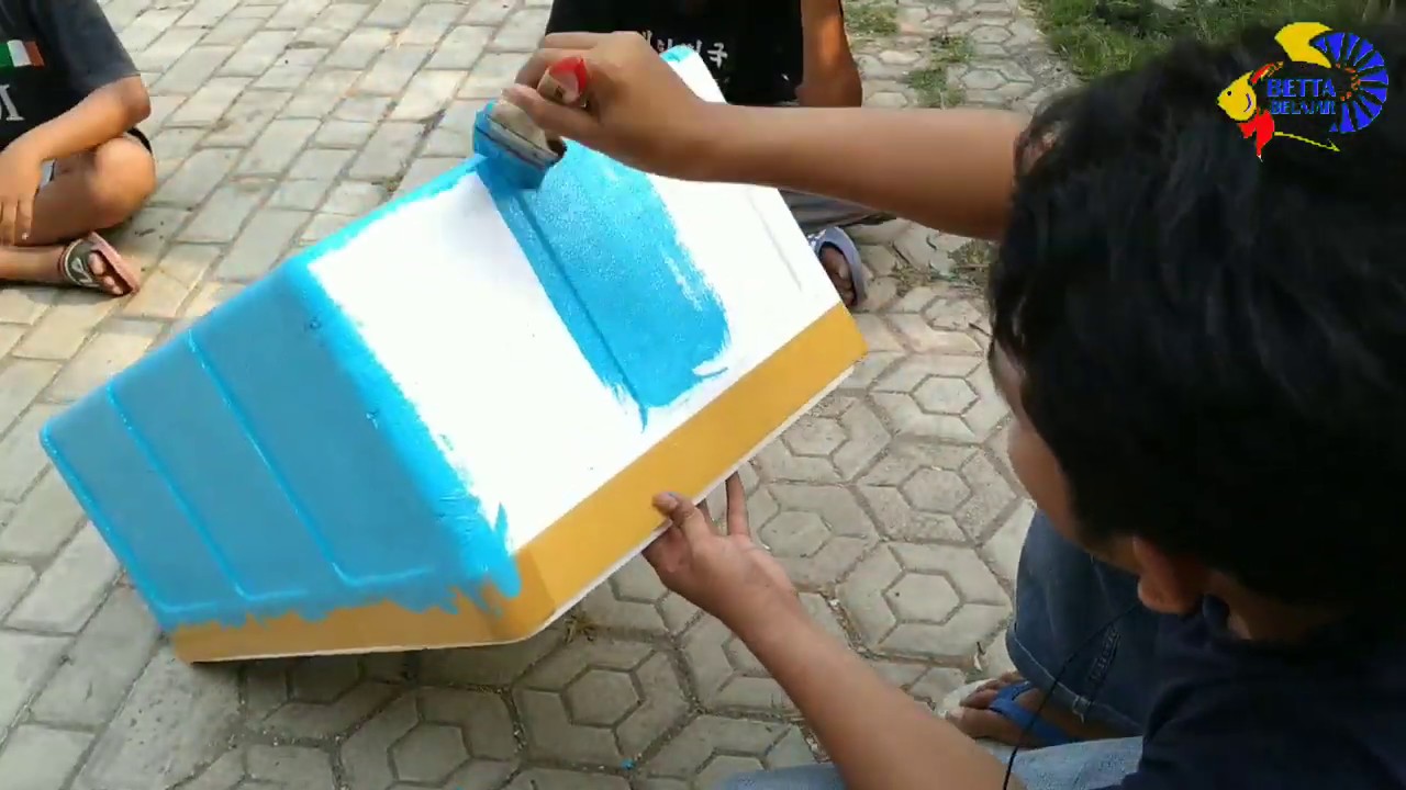 Cara Melapisi Box Styrofoam Tempat Pembesaran Burayak Supaya Tidak Bocor / Merembes