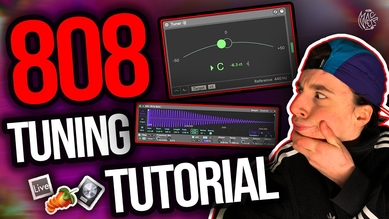 how to TUNE your 808 in ABLETON | 808 Glide Tutorial