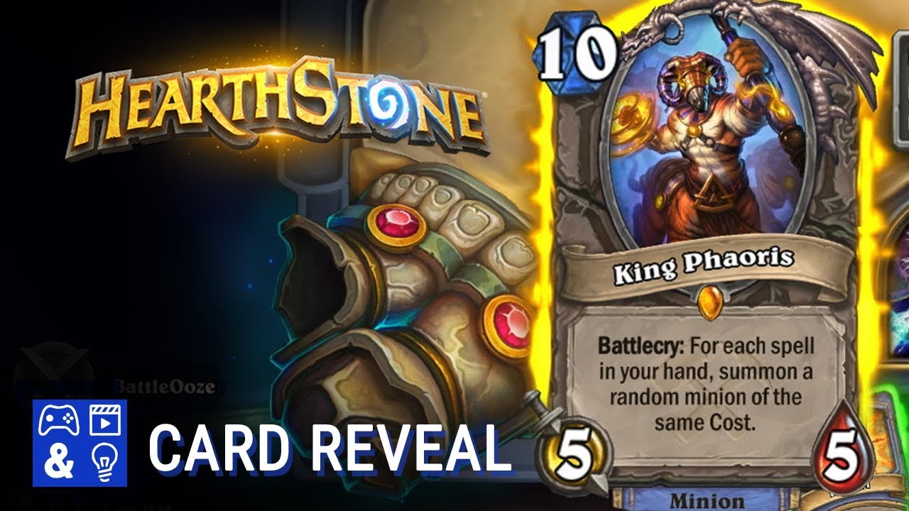 Hearthstone - King Phaoris Card Reveal - YouTube