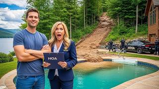 Karen Complained About My Ugly Retaining Wall, So I Removed It and Let the Mudslide Fill Her Pool!