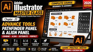 Adobe Illustrator Master Class Chapter 20 | Appearance Panel & Text Effects Tutorial