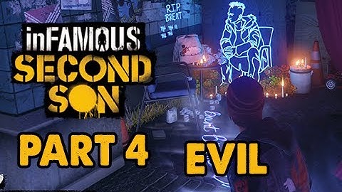 inFamous: Second Son Evil Walkthrough Part 4 - Chasing the Light - Evil & Expert Playthrough
