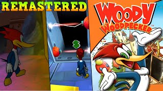A Good Cartoon-To-Game Adaptation - Woody Woodpecker Remastered Gameplay Ps2 4K