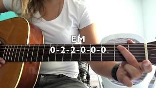 Ciao Adios - Anne-Marie EASY beginners guitar lesson tutorial