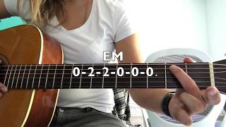 Video voorbeeld van "Ciao Adios - Anne-Marie EASY beginners guitar lesson tutorial"