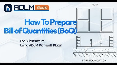 How to Prepare Bill of Quantities (BOQ) Using PlanSwift | Foundation Takeoff Tutorial