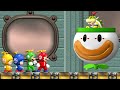 New Super Mario Bros. Wii - All Bosses (4 Players)