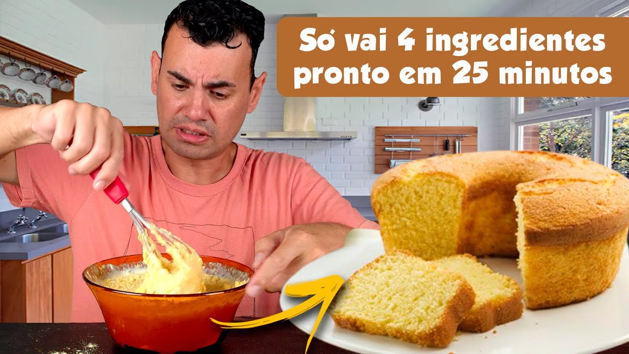BOLO BARATO, PRÁTICO E RÁPIDO - Fubá online