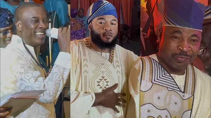 WASIU AYINDE,SAM LARRY,MC OLU OMO, TAFA SEGO AT KIKE AND OSAMUYI WEDDING 