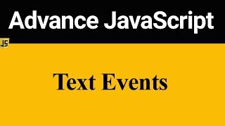 Text Event in JavaScript (Hindi)