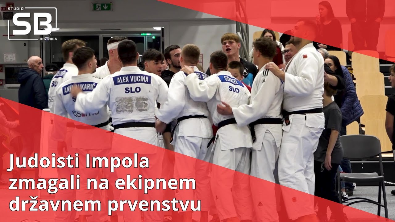Judoisti Impola zmagali na ekipnem državnem prvenstvu v Slovenski Bistrici 9.12.2023