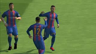 Download lagu PES 2017: Milan v Barcelona / Exhibition: Full-time, Extra-time & penalties