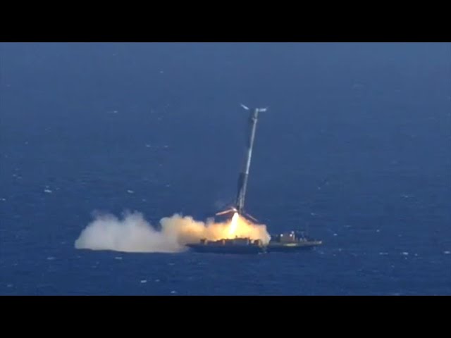 close up falcon 9 rocket