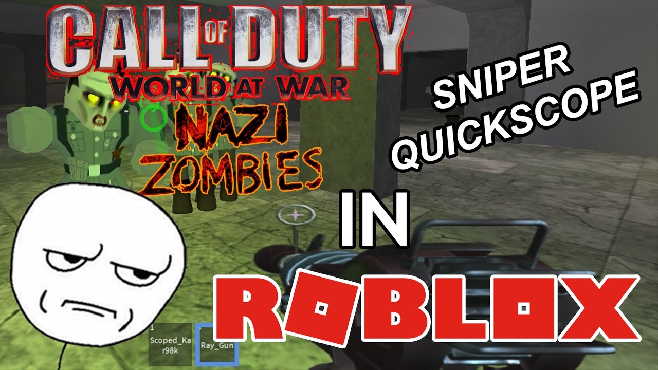 Call Of Duty Zombies In Roblox Ray Gun Hype Nacht Der Untoten Youtube - nacht der untoten in roblox credits in description