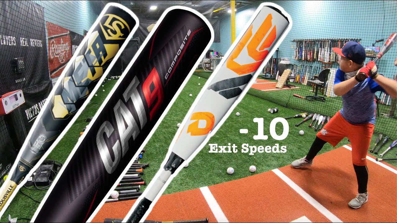 2021 Drop 10 Exit Speeds Demarini Cf Vs Marucci Cat 9 Composite Vs Slugger Meta Youtube