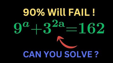 Solving a Nice Advanced Math Olympiad Problem | Exponential Equation Explained |