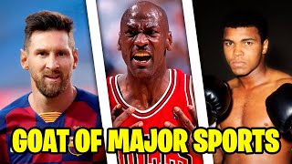 Who's The GOAT In Every Major Sport (2021 Updated)