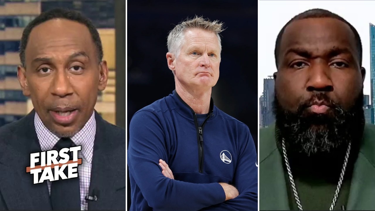 FIRST TAKE | Stephen A. goes crazy to Steve Kerr ask NBA reduce to 72 games: Players got max dollars